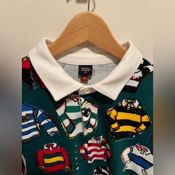 Rowing Blazers x Target Allover Rugby print Rugby Polo - Picture 3 of 5